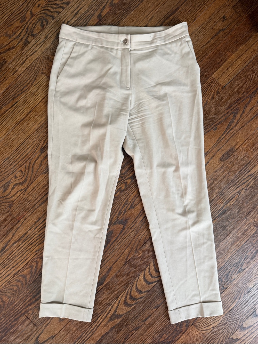 Etro Women’s Tailored Cream Ankle Pants Sz IT 44 - US 8